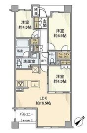 プレミスト浜田山 1階 間取り図