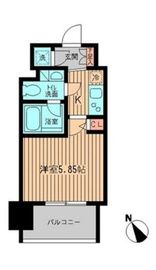 レジディア大森 804 間取り図