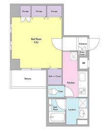 カサデフローラ 6階 間取り図