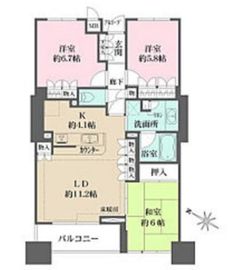 東京アインスリバーサイドタワー 19階 間取り図