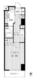 Feel A 渋谷 4階 間取り図