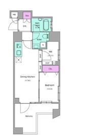 クレヴィアリグゼ西巣鴨 309 間取り図