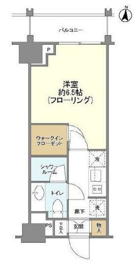 クレヴィア山吹神楽坂 3階 間取り図