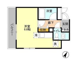 レリシェス日本橋 302 間取り図