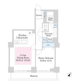 プラティーヌ田町 153 間取り図