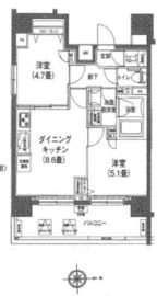 アイル秋葉原ノース参番館 6階 間取り図