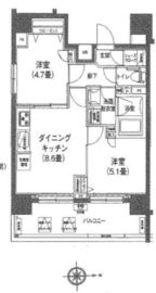 アイル秋葉原ノース参番館 6階 間取り図