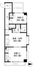 パークヒルズ武蔵小杉 503 間取り図