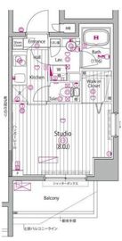 ガーラ・グランディ木場 1階 間取り図