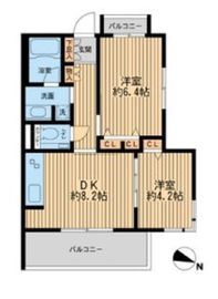 フォレシティ桜新町 306 間取り図