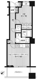 エアライズタワー 10階 間取り図