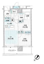 ブランズタワー豊洲 29階 間取り図