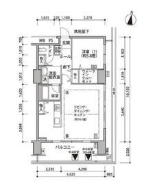 東雲キャナルコートCODAN 17-813 間取り図