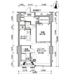 東雲キャナルコートCODAN 11-712 間取り図