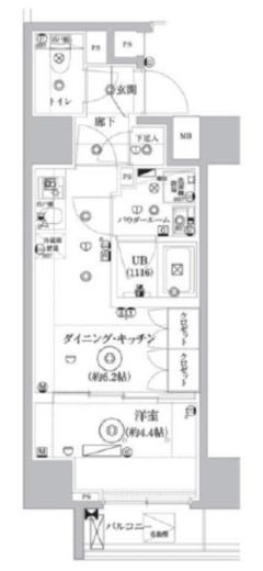 セジョリ東陽町 5階 間取り図
