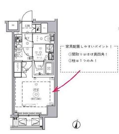 セジョリ東陽町 6階 間取り図