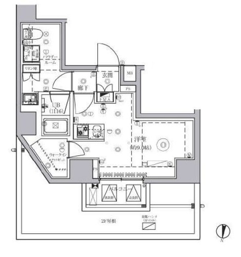 セジョリ東陽町 6階 間取り図