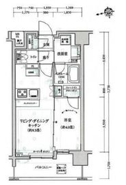 クリオ椎名町アーバンテラスEX 7階 間取り図