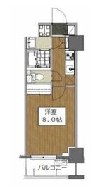 清澄白河レジデンス弐番館 515 間取り図