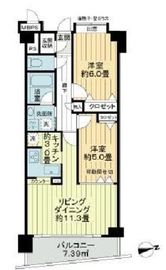 ライオンズステージ渋谷松見坂 5階 間取り図