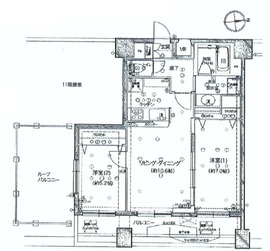 ヴィーダ・スカイコート品川 12階 間取り図