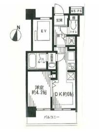 ライオンズマンション西麻布シティ 4階 間取り図