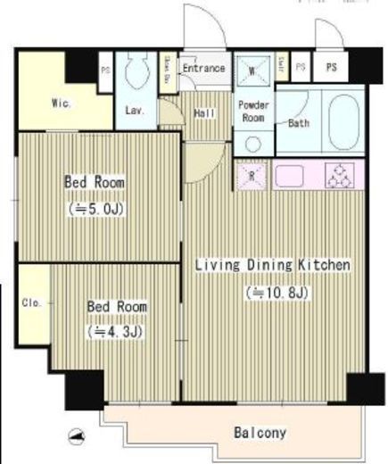 ラ・ヴィータ35 406 間取り図