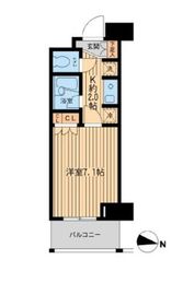 エコロジー東陽町 409 間取り図