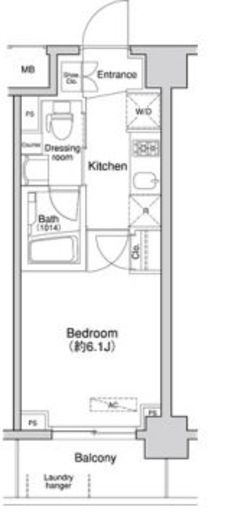 プライマル方南町 216 間取り図