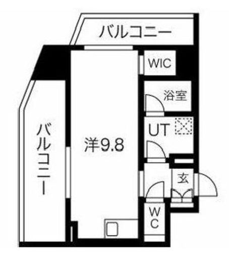 スパシエ蒲田グランドタワー 15階 間取り図