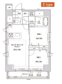 ガレリアレジデンス南千住 506 間取り図