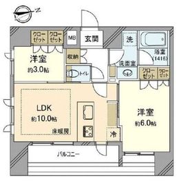 グリーンパーク千代田大手町 3階 間取り図