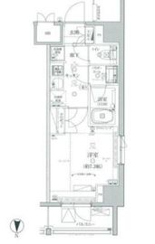 ヴィルドミール浅草橋 8階 間取り図