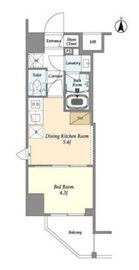 アジュールテラス東陽町 306 間取り図