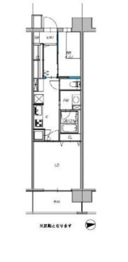 ロイヤルパークス西新井 1231 間取り図