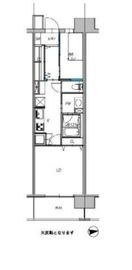ロイヤルパークス西新井 1231 間取り図
