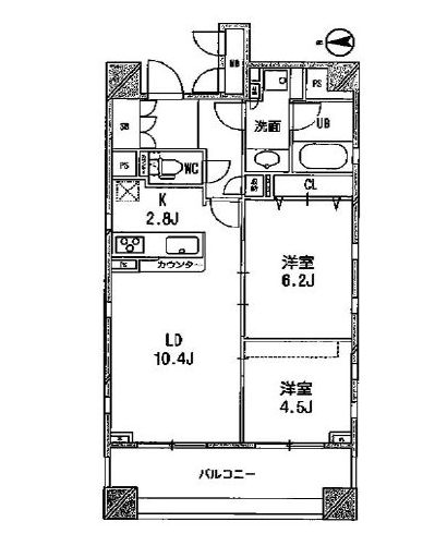 アーデン神保町 401 間取り図