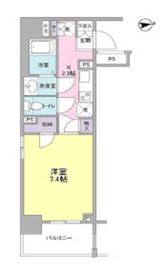 レキシントン・スクエア新宿御苑 401 間取り図