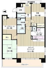 ベルジュ弥生町 801 間取り図
