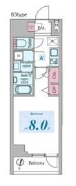 ドゥーエ板橋区役所前 503 間取り図