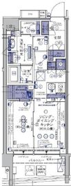 プラウド銀座一丁目 4階 間取り図