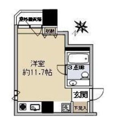 ロイヤル赤坂サルーン 2階 間取り図