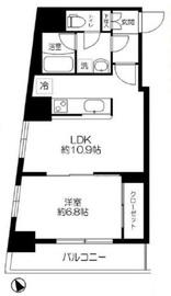 プライマル茅場町 301 間取り図