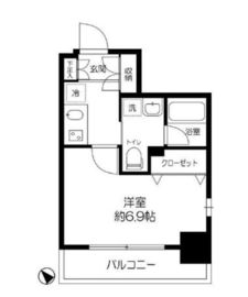 プライマル茅場町 602 間取り図