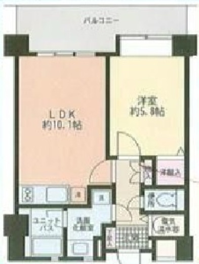 ダイワ芝浦ビル 912 間取り図