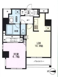 シティインデックス千代田秋葉原 7階 間取り図