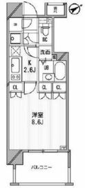 ライオンズシティ白金高輪 304 間取り図