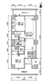 東雲キャナルコートCODAN 21-1102 間取り図