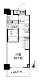 JP noie 亀戸 (ジェーピーノイエ亀戸) 5階 間取り図