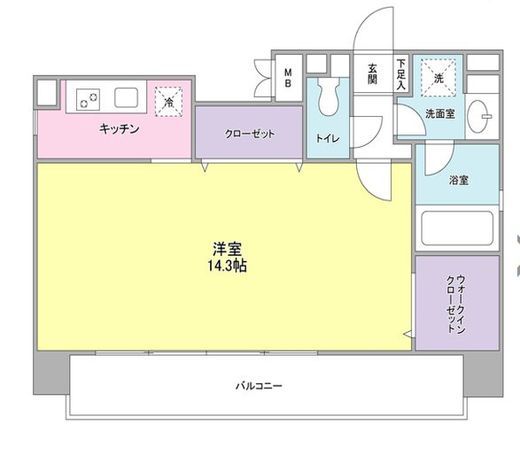 ユーキメゾン一番町 801 間取り図